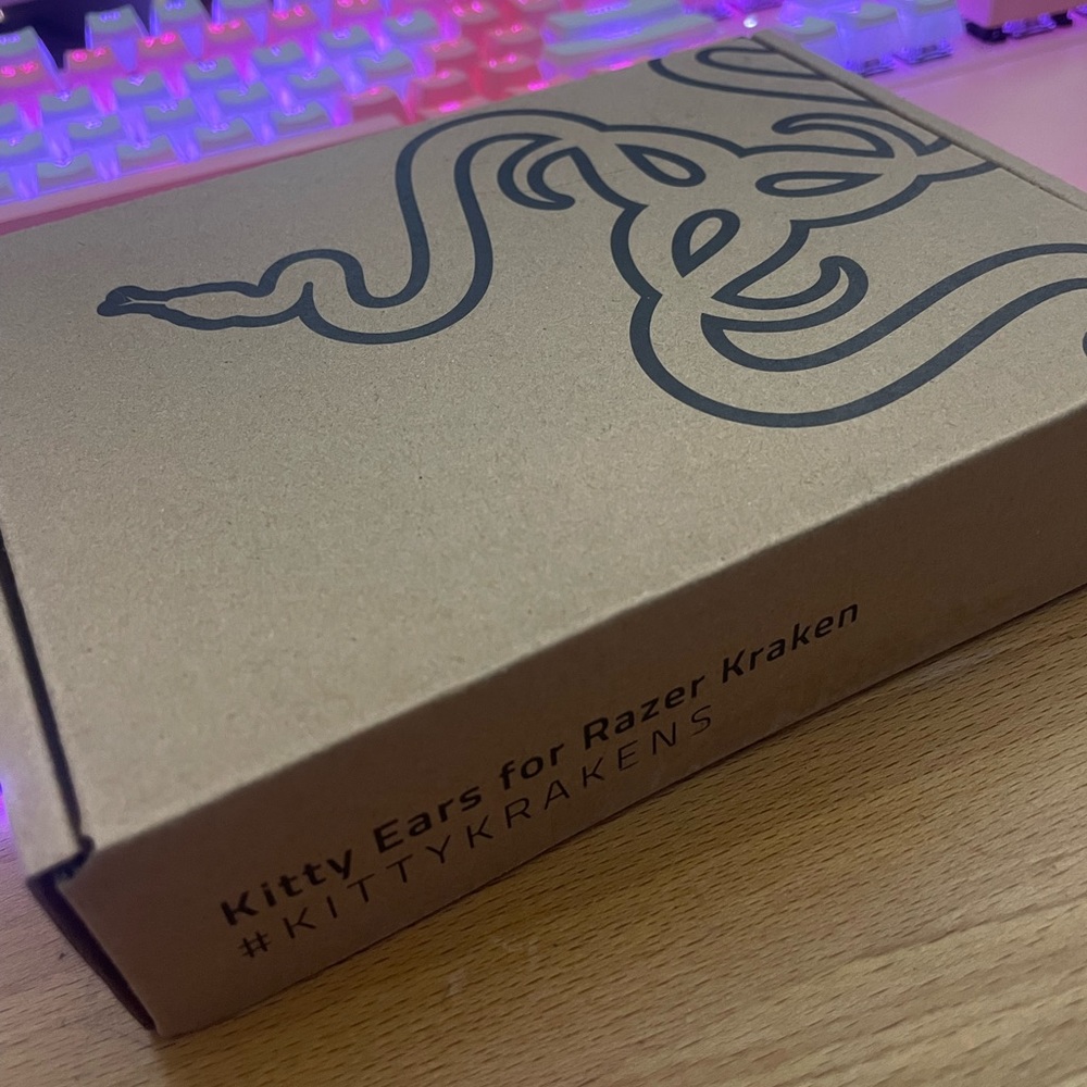 Kitty Ears for Razer Kraken - Quartz BNIB